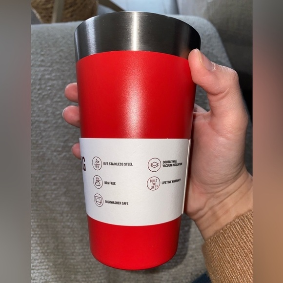 Stanley 16 oz Adventure Stainless Steel Everyday Stacking
Pint Cup Target Red - Picture 4 of 6
